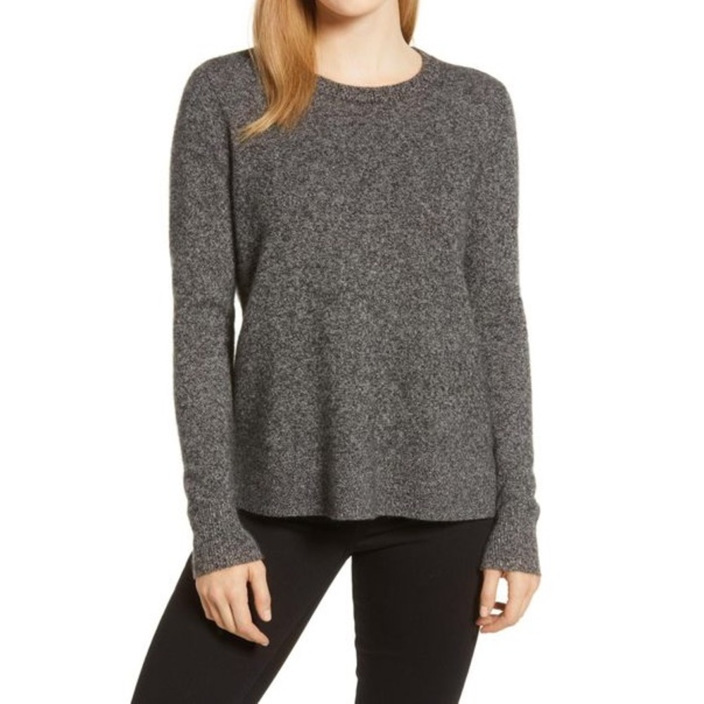Halogen crew neck cashmere sweater